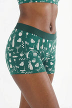 Shinesty The Mulligan green golf women's boxers – funny golf novelty lounge underwear