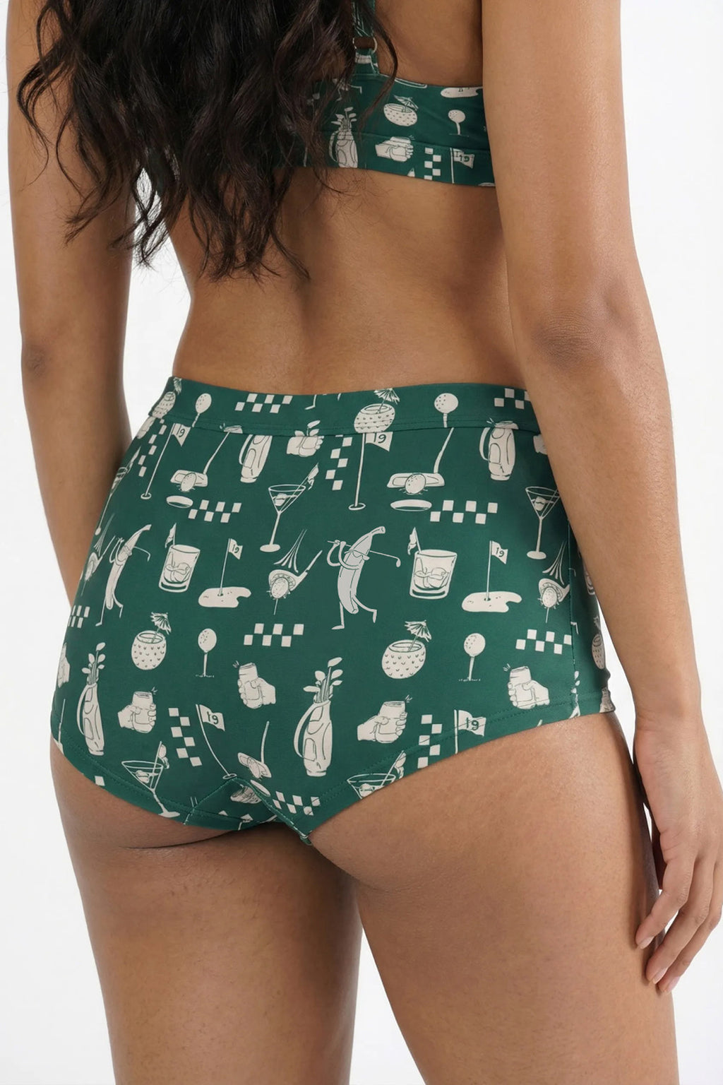 Shinesty The Mulligan green golf modal boyshort underwear – funny golf novelty underwear