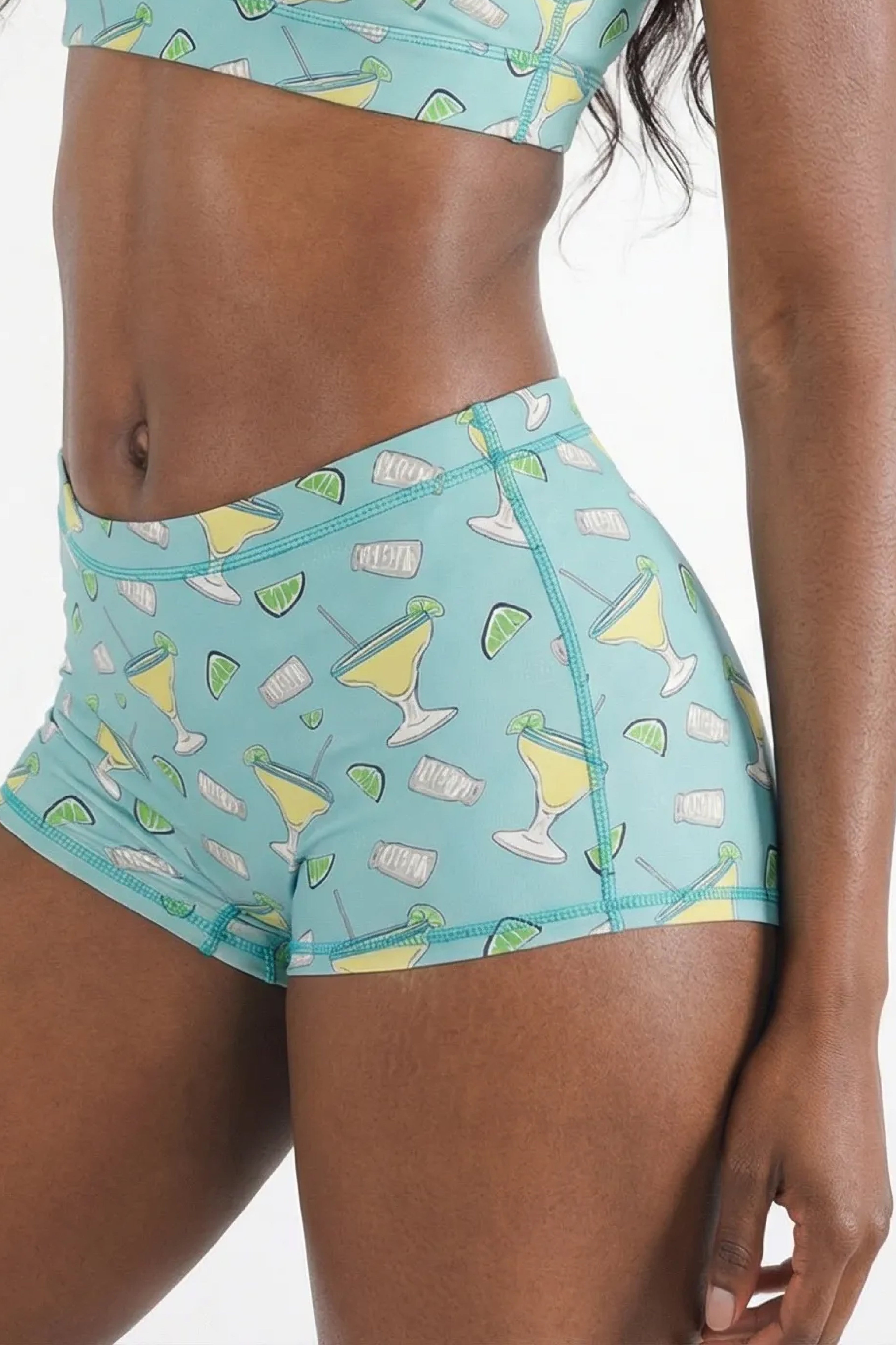 Shinesty The Wasting Away x Margaritaville modal boyshort underwear – tropical novelty