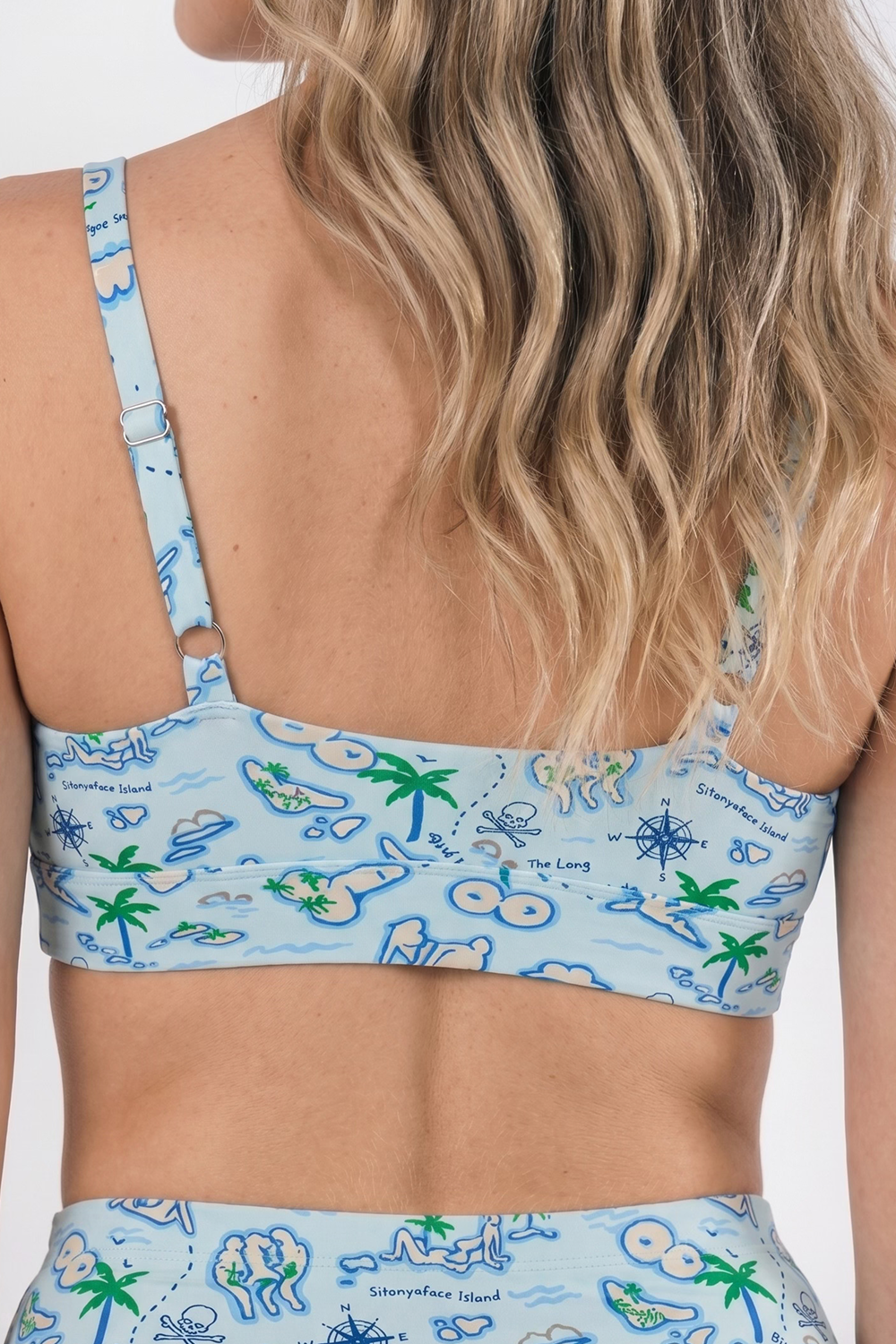 Shinesty The Pirates Booty naughty map Boob Hammock plunge bralette – pirate novelty