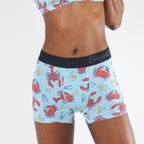 Shinesty The Cajun Cookout summer crabs women's boxers – funny seafood novelty underwear