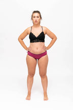 Dear Kate Nellie Hipster Full worn on model, alternate lifestyle view on a white background.