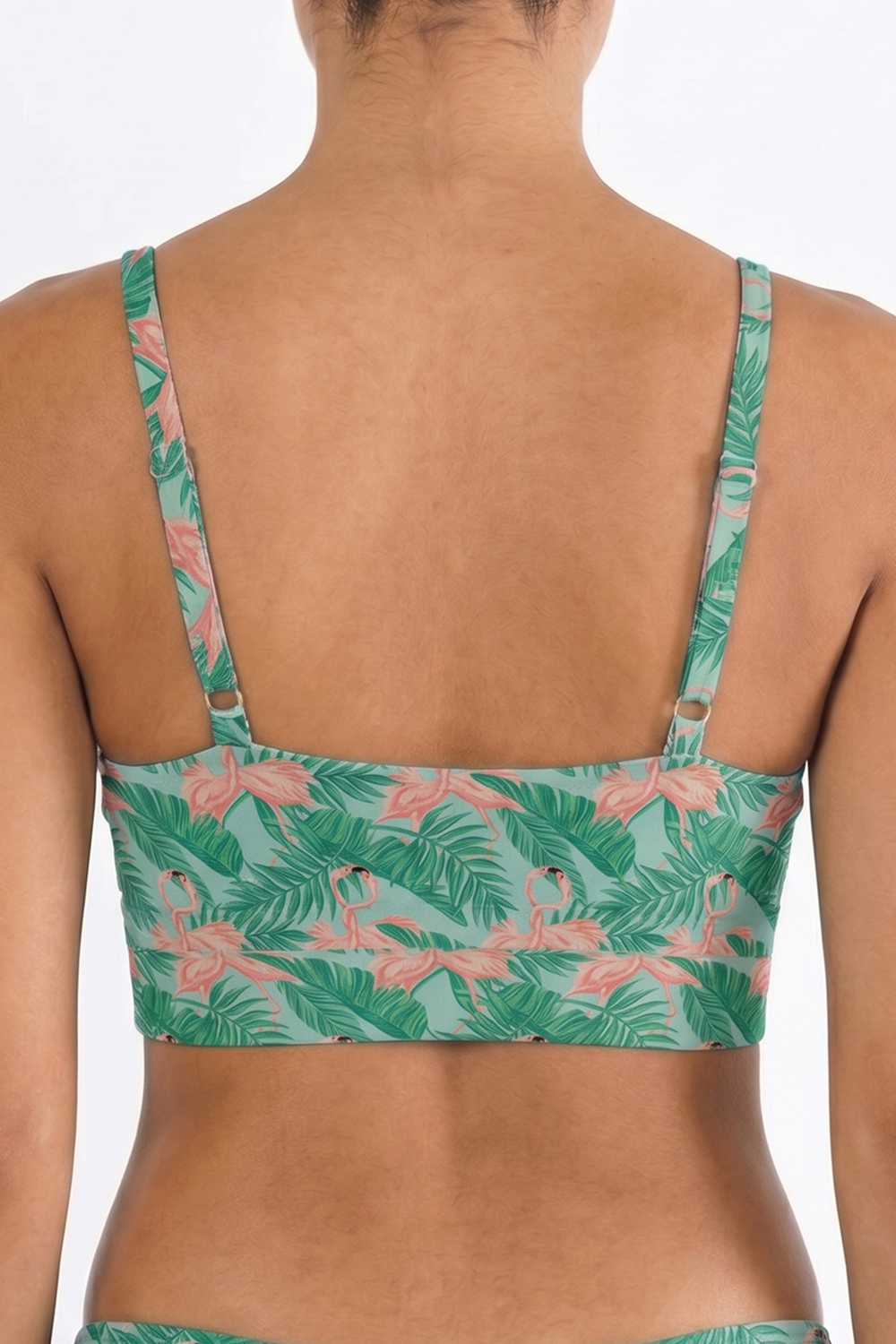 Shinesty The Flamboyance Flamingo Scoop Bralette – women's bold flamingo print scoop bralette