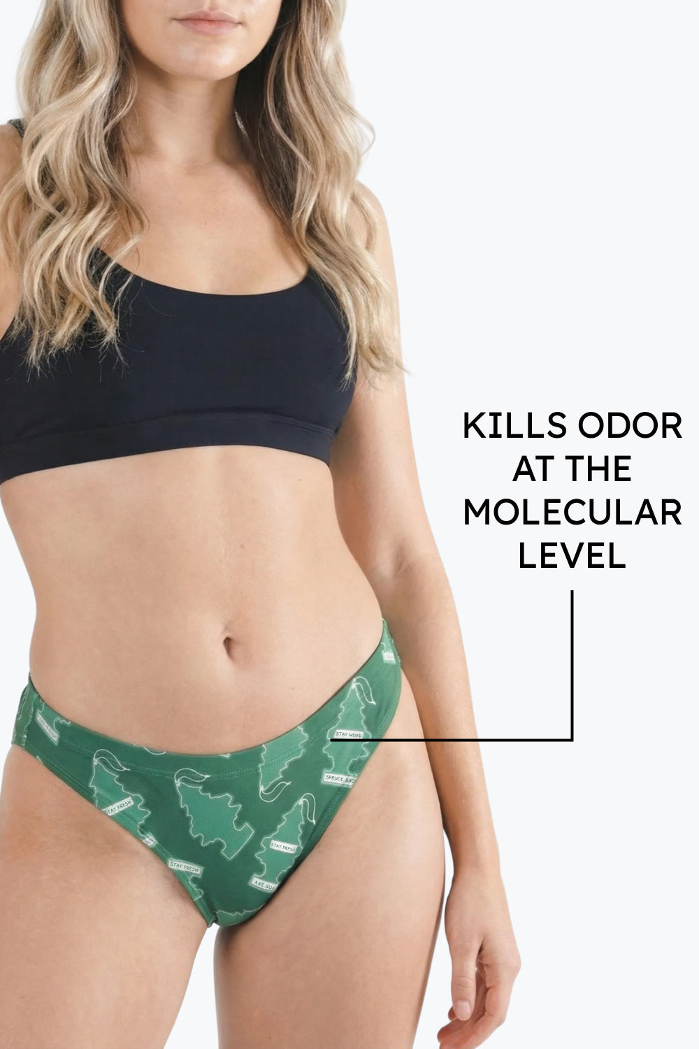 Shinesty The Coniferous Forest fart proof bikini underwear – novelty odor blocking