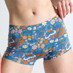 Shinesty The Gardening Nips busty floral modal boyshort underwear – funny floral novelty