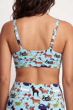 Shinesty The Halloweenies Halloween Dogs Plunge Bralette – women's halloween dogs print plunge bralette