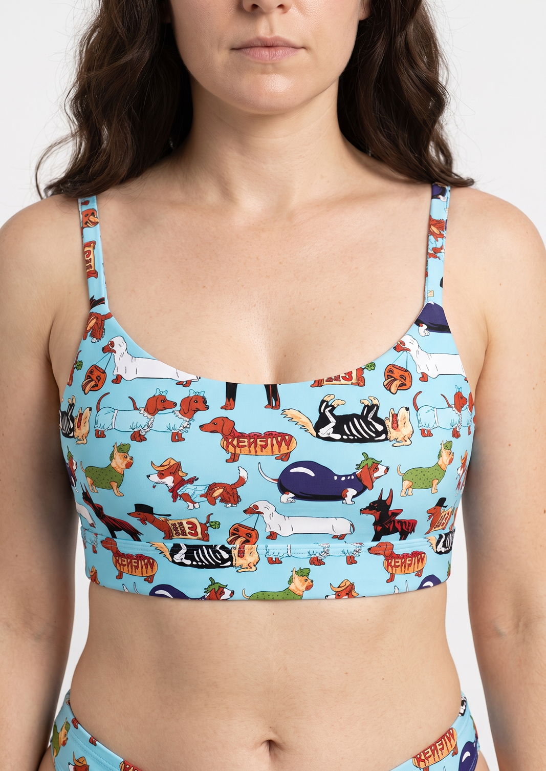 Shinesty The Halloweenies Halloween Dogs Scoop Bralette – women's halloween dogs print scoop bralette
