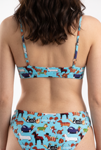 Shinesty The Halloweenies Halloween Dogs Triangle Bralette – women's halloween dogs print triangle bralette