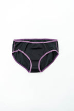 Dear Kate Hazel Hipster Full in Dusty Rose, worn on model, back view on a white background.
