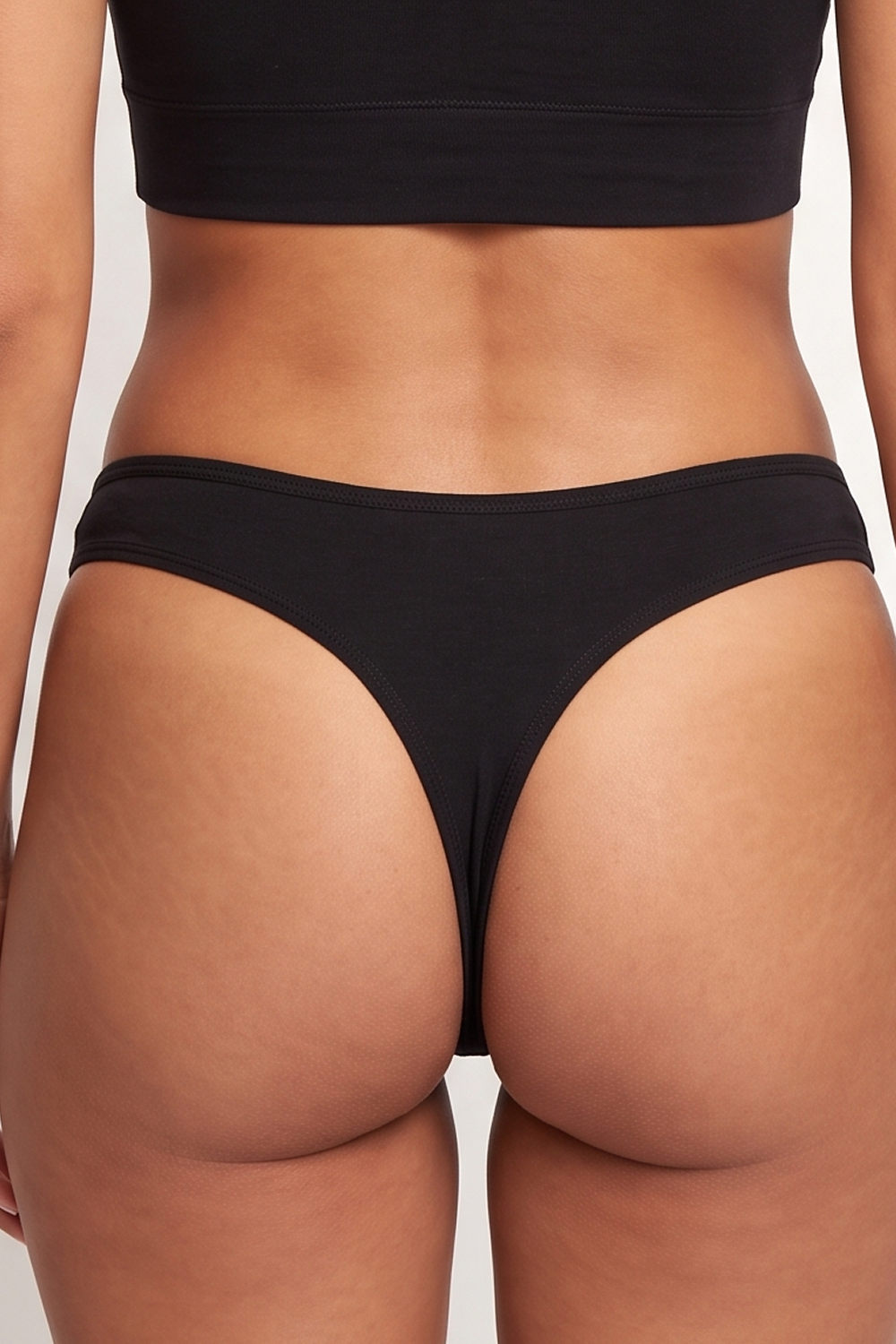 Shinesty The Hex Appeal Black Cat MicroModal Thong – women's black cat print micromodal thong