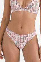 Shinesty The All Day rosé wine MicroModal thong – funny wine novelty women's underwear
