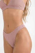 Shinesty The Bell Pep red chambray MicroModal thong – earthy red tonal novelty underwear