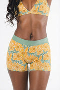Shinesty The June Bug sunflower women's boxers – funny floral novelty lounge underwear