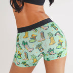 Shinesty The Line Dance cowboy boots women's boxers – funny western novelty lounge underwear