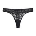 Amour d'Agnette Julie Everyday Lace Thong, alternate front view on a white background.