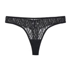 Amour d'Agnette Julie Everyday Lace Thong, alternate front view on a white background.