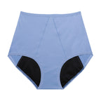 Dear Kate Nellie Brief Full in Periwinkle, front view flat lay on a white background.