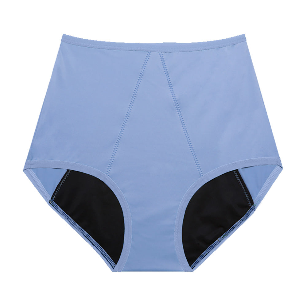 Dear Kate Nellie Brief Full in Periwinkle, front view flat lay on a white background.