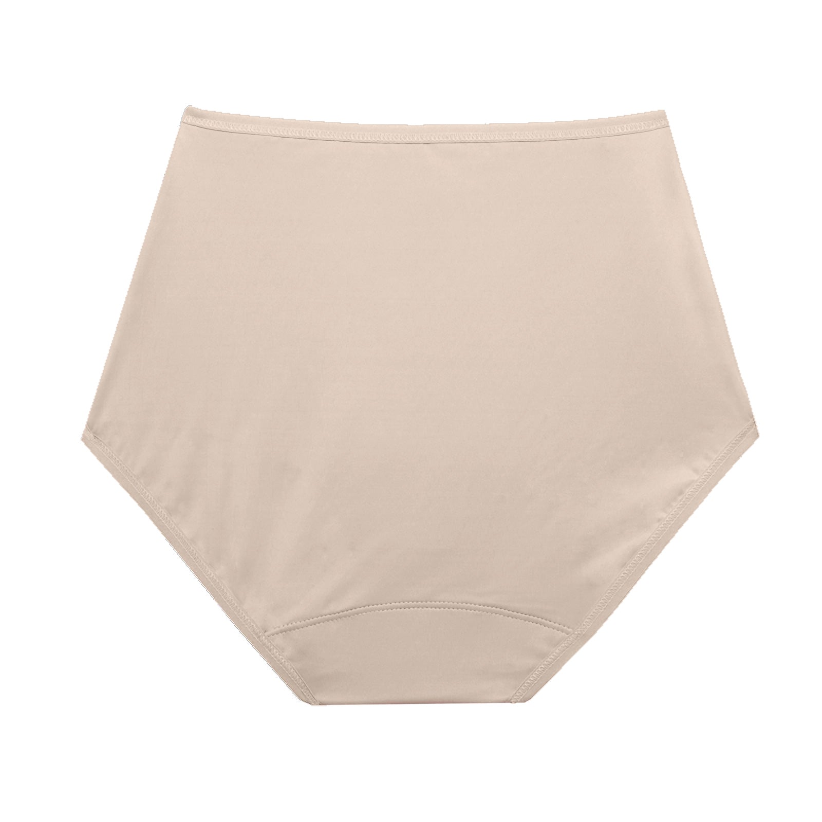 Dear Kate Nellie Brief Mini in Beige, back view on a white background.