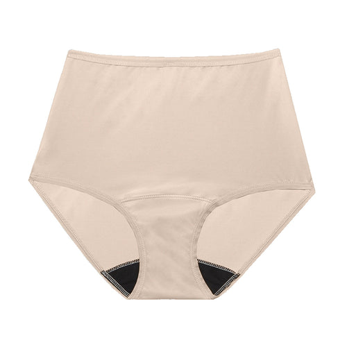 Dear Kate Nellie Brief Mini in Beige, front view on a white background.