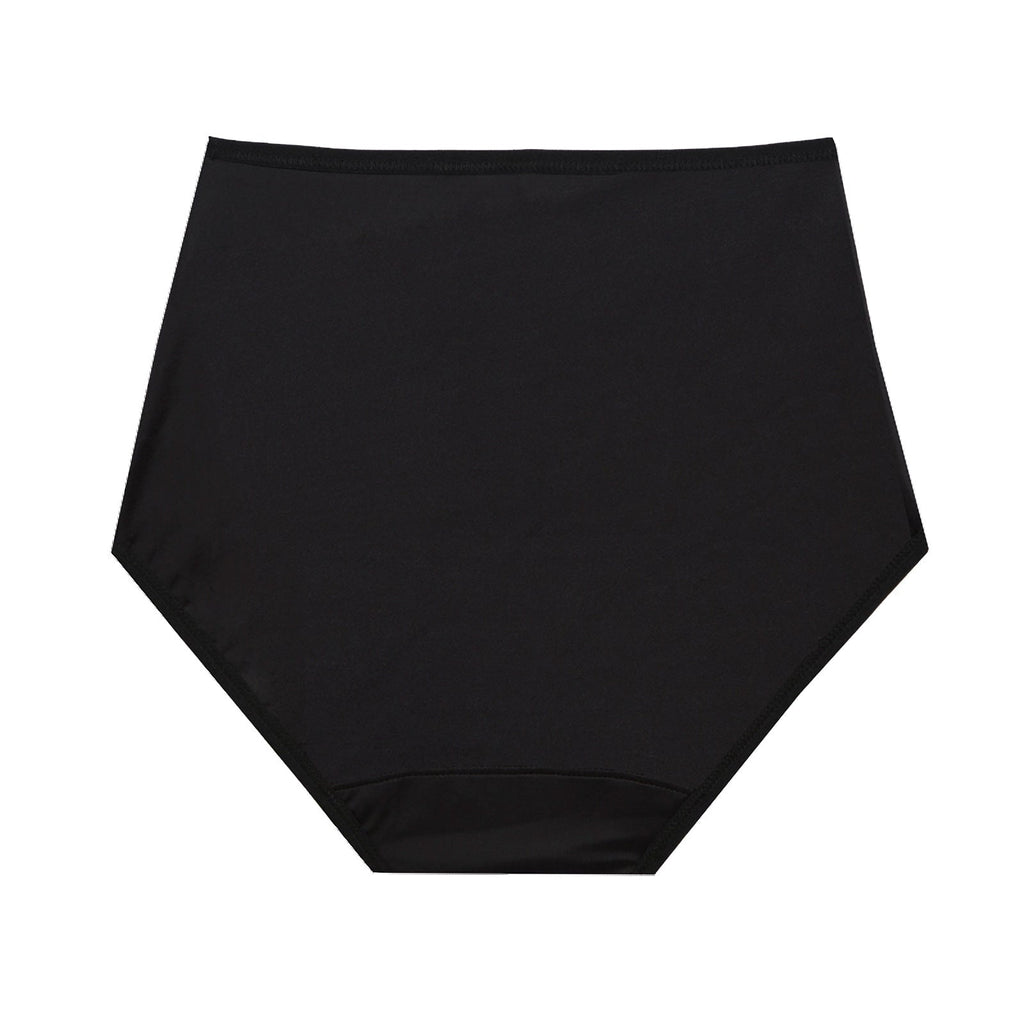 Dear Kate Nellie Brief Mini in Black, back view on a white background.