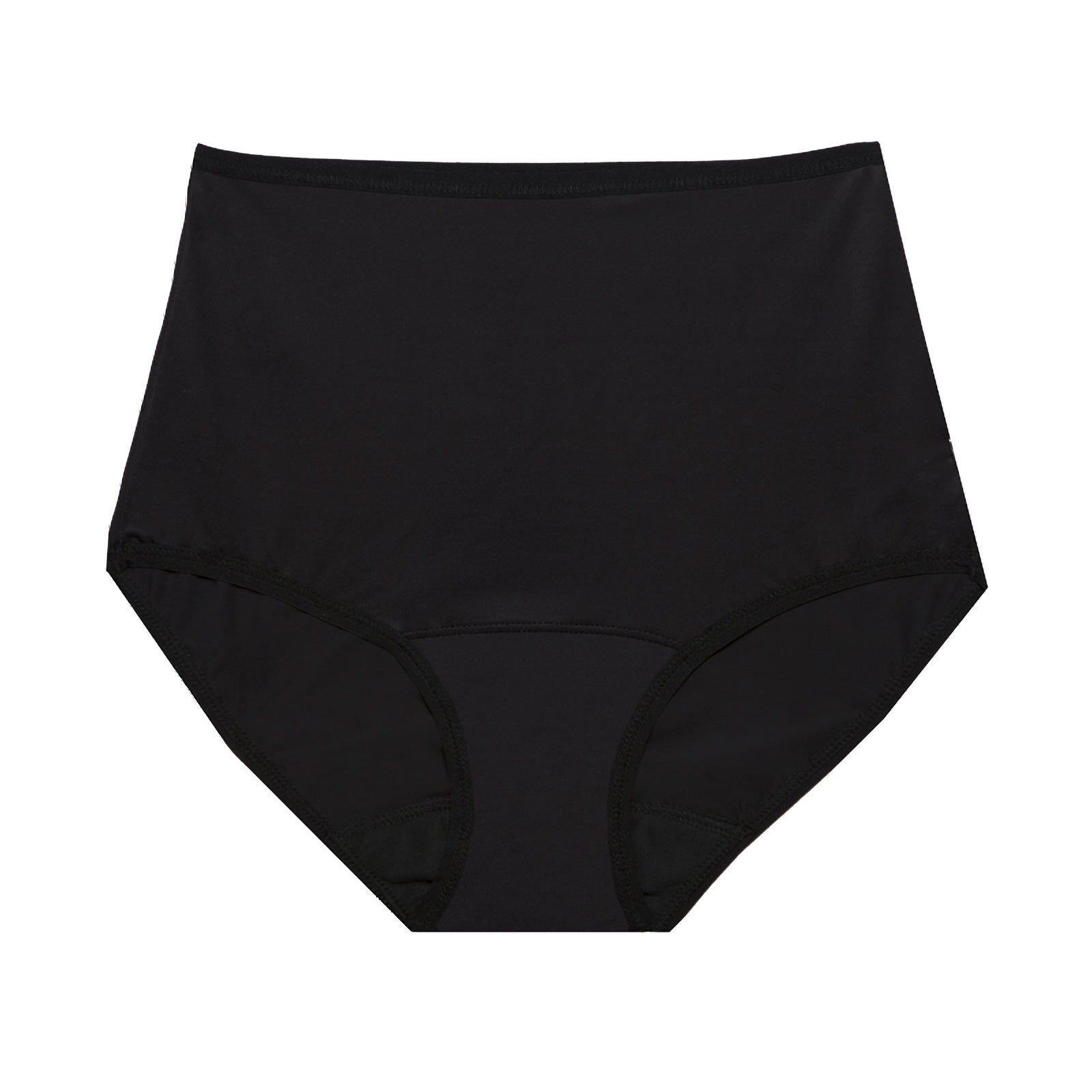 Dear Kate Nellie Brief Mini in Black, front view on a white background.