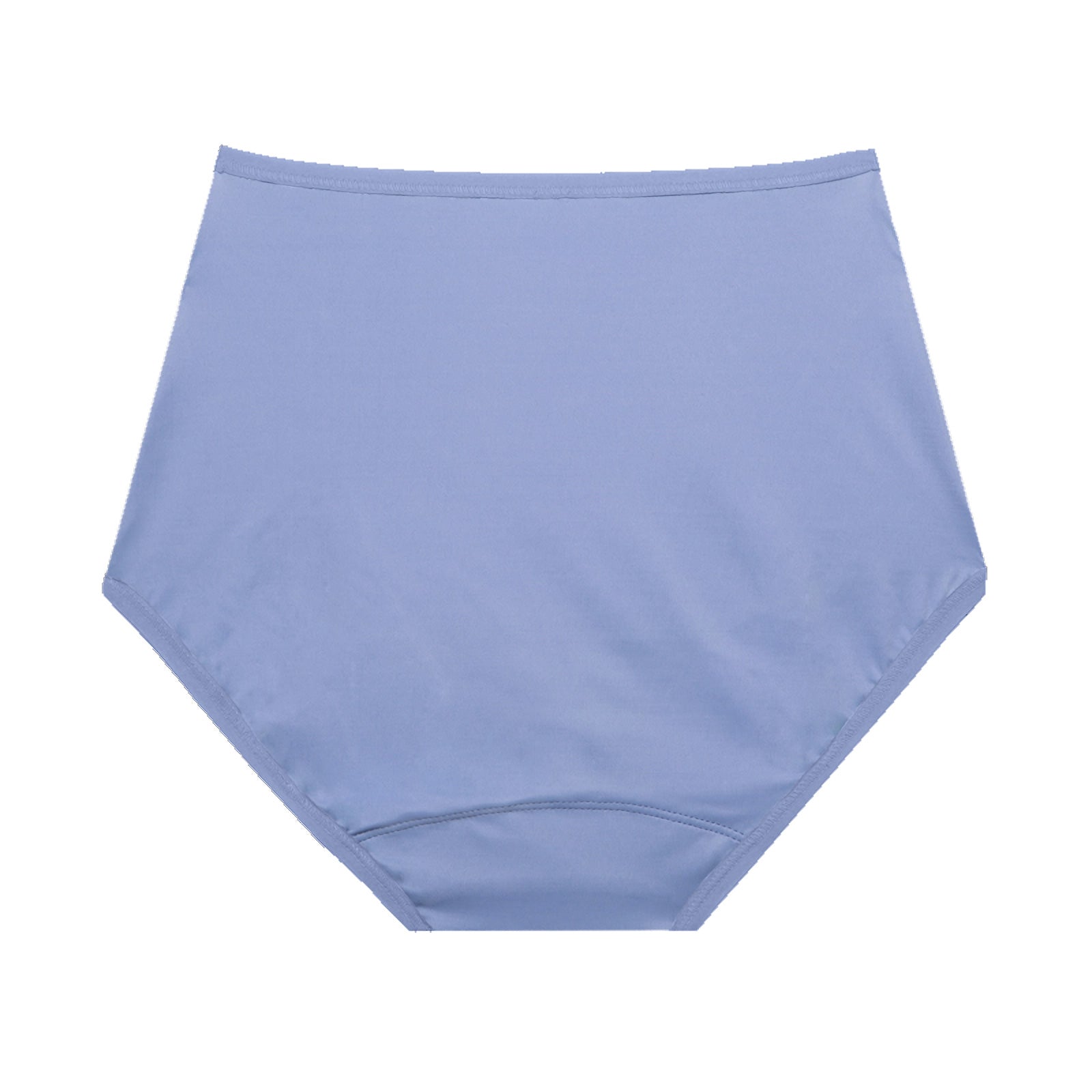 Dear Kate Nellie Brief Mini in Periwinkle, back view on a white background.
