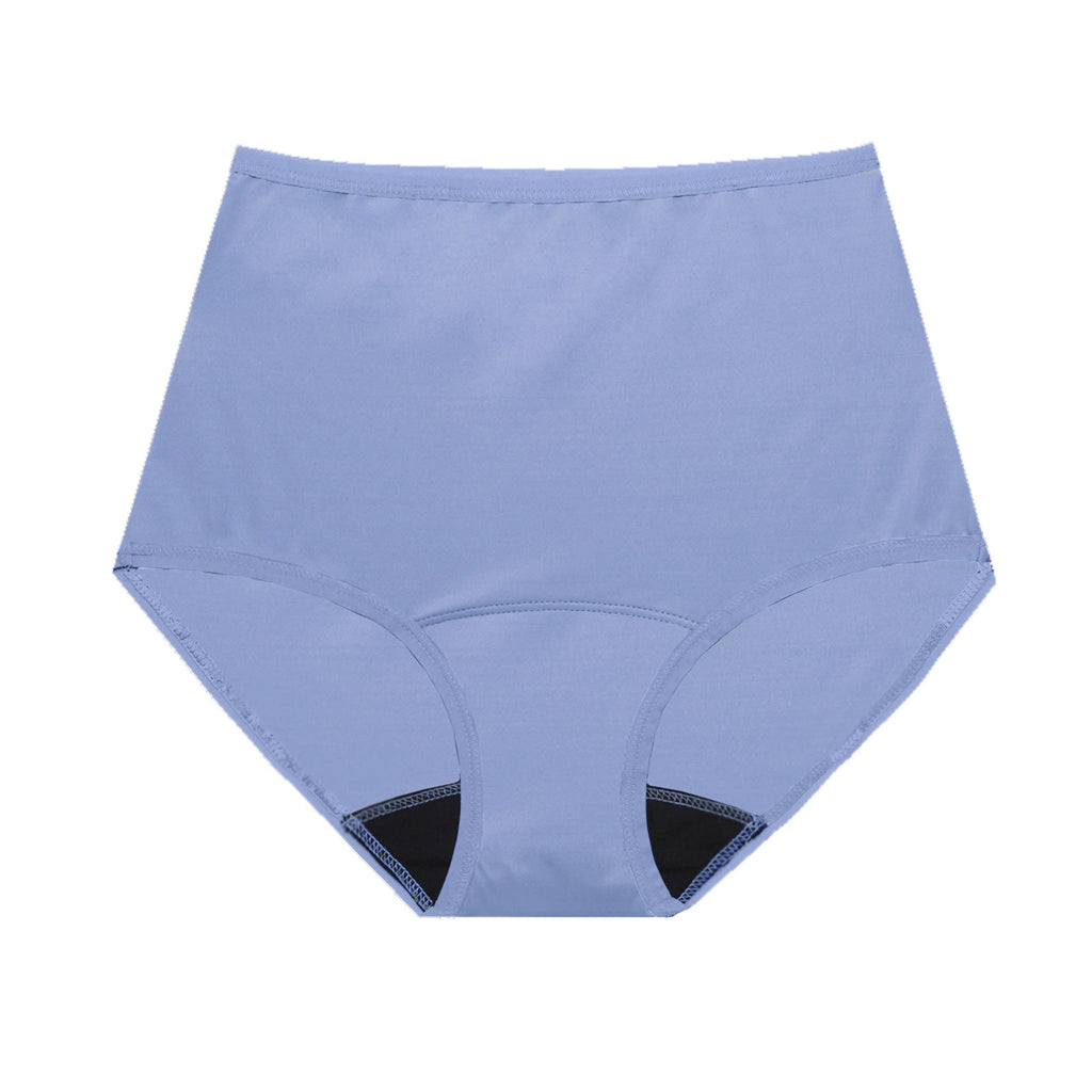 Dear Kate Nellie Brief Mini in Periwinkle, front view on a white background.