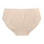 Dear Kate Nellie Hipster Full in Beige, back view flat lay on a white background.