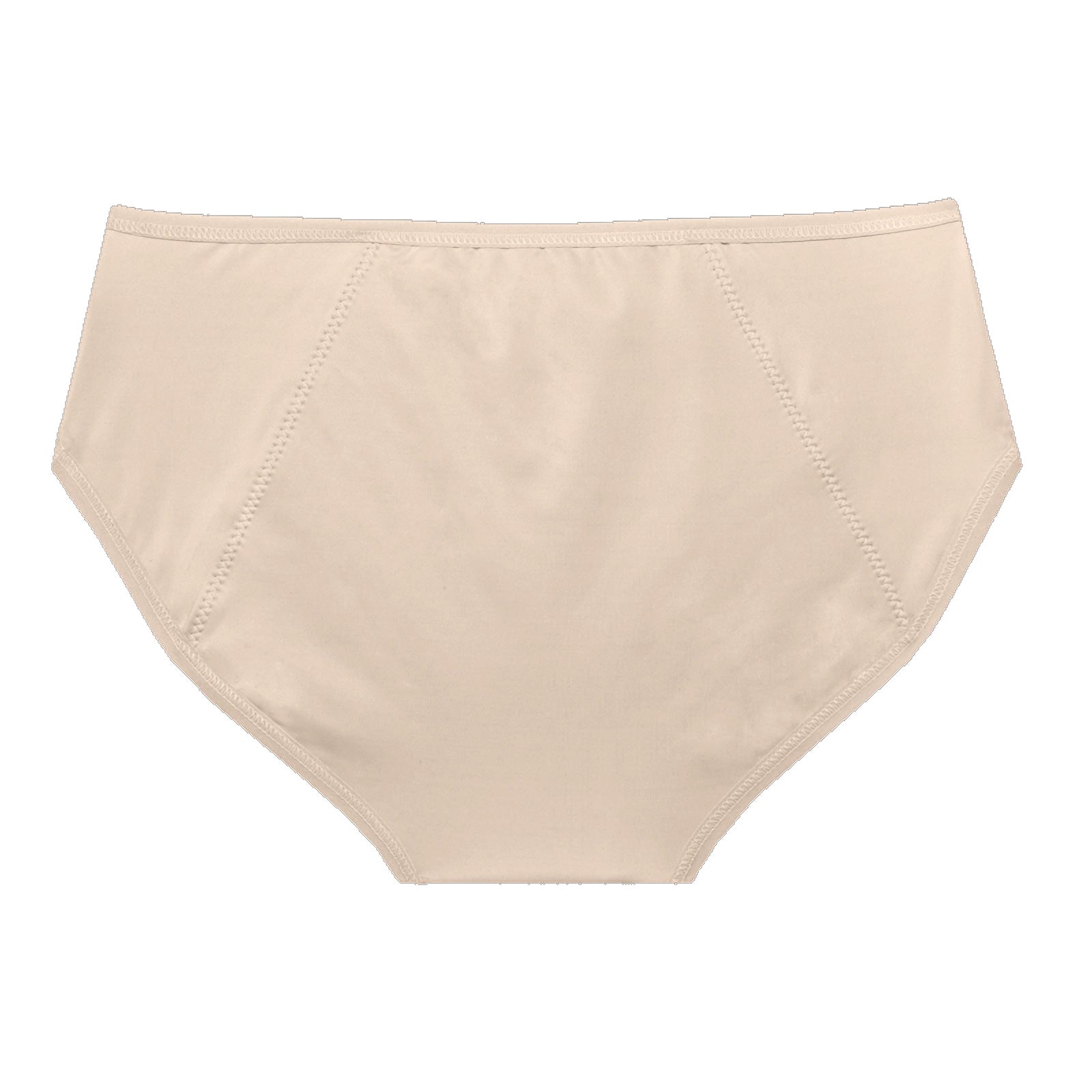 Dear Kate Nellie Hipster Full in Beige, back view flat lay on a white background.