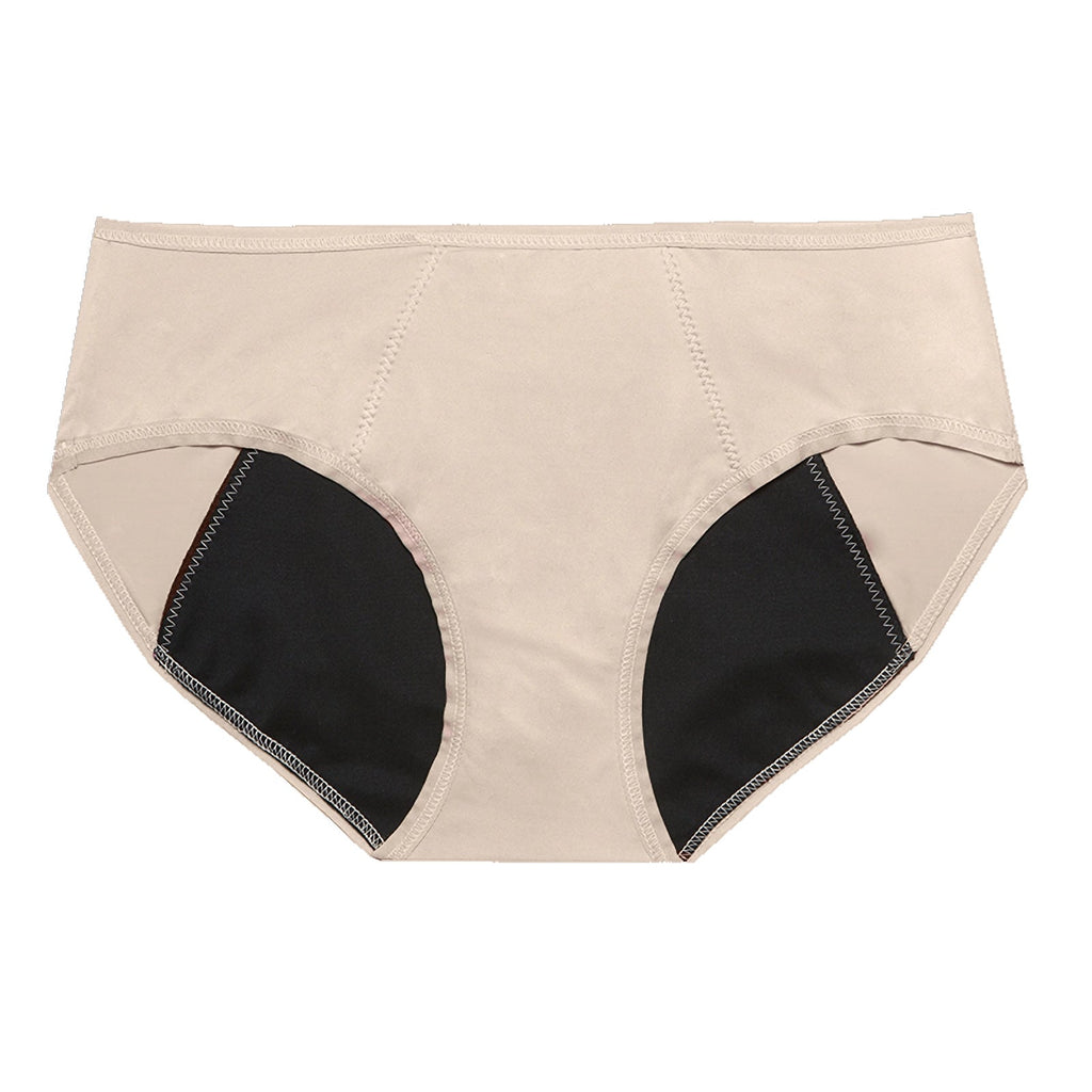 Dear Kate Nellie Hipster Full in Beige, front view flat lay on a white background.