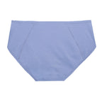 Dear Kate Nellie Hipster Full in Periwinkle, back view flat lay on a white background.
