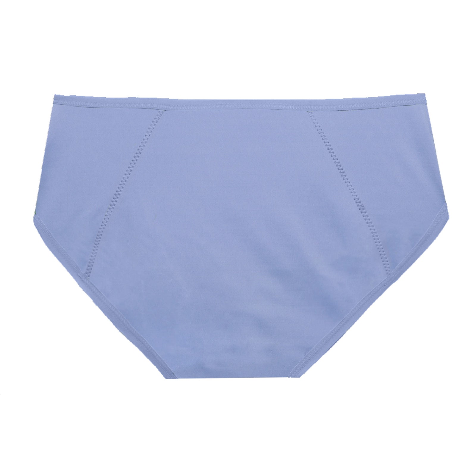 Dear Kate Nellie Hipster Full in Periwinkle, back view flat lay on a white background.