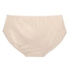 Dear Kate Nellie Hipster Mini in Beige, back view on a white background.
