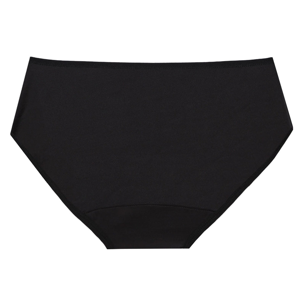 Dear Kate Nellie Hipster Mini in Black, back view on a white background.