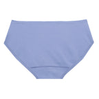 Dear Kate Nellie Hipster Mini in Periwinkle, back view on a white background.