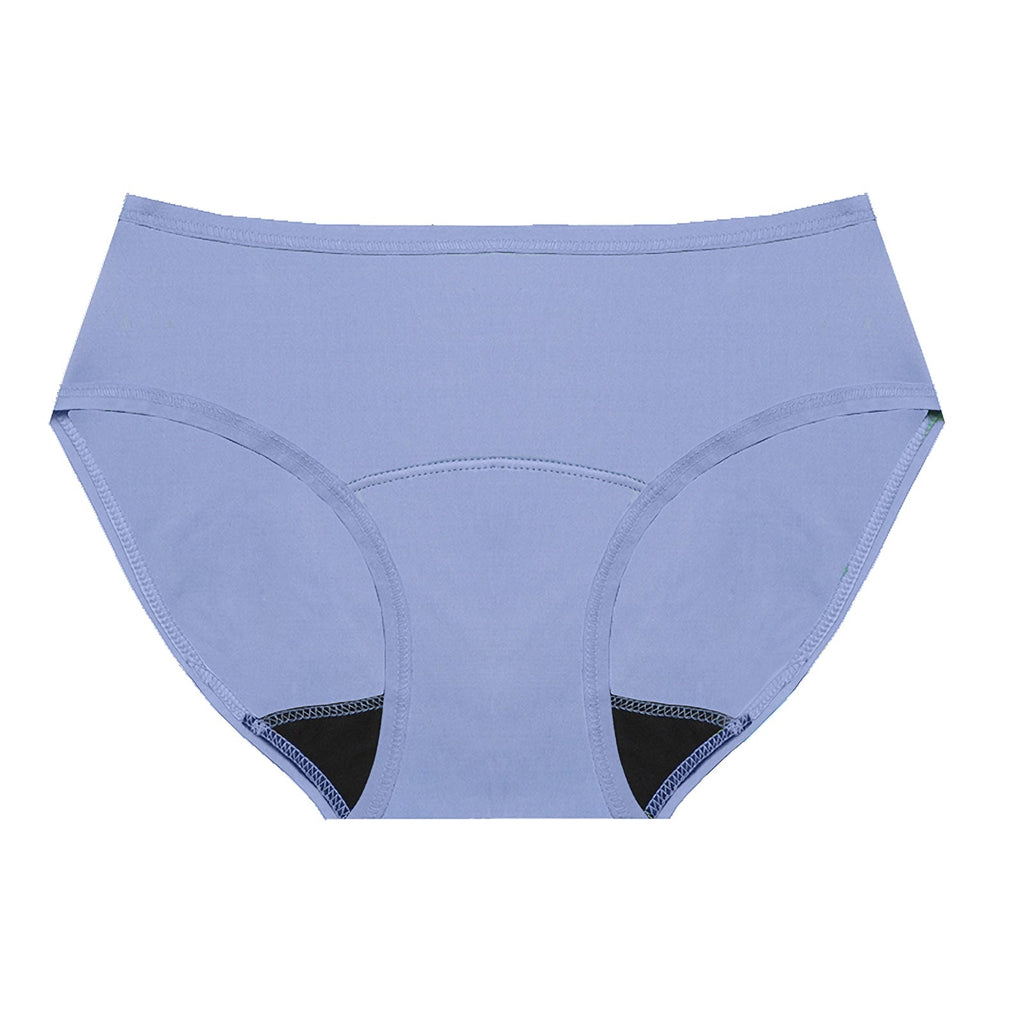 Dear Kate Nellie Hipster Mini in Periwinkle, front view on a white background.