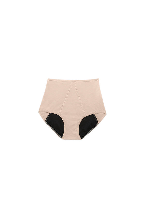 Dear Kate Nellie Brief Full in Beige, alternate front view on a white background.