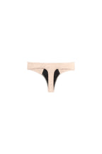 Dear Kate Nellie Thong in Beige, back view flat lay on a white background.