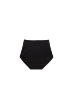 Dear Kate Nellie Brief Full in Black, alternate back view on a white background.