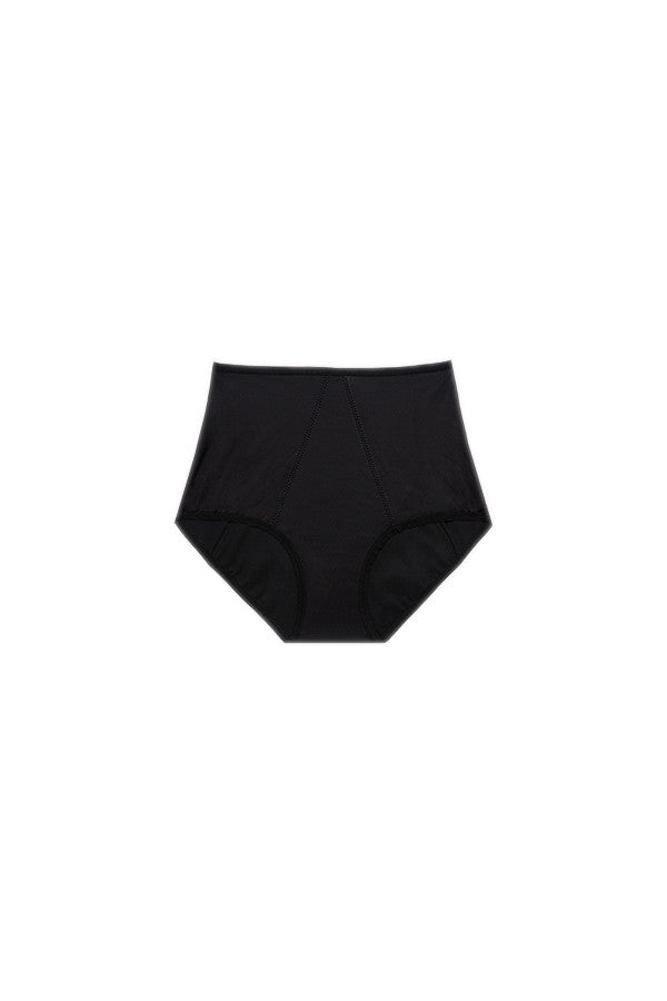 Dear Kate Nellie Brief Full in Black, alternate front view on a white background.