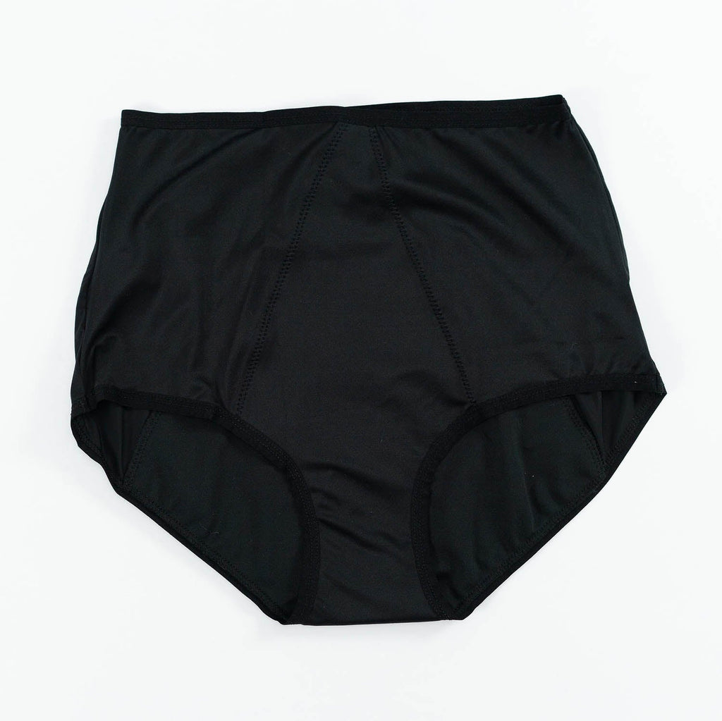 Dear Kate Nellie Brief Full in Black, front flat lay on a white background.
