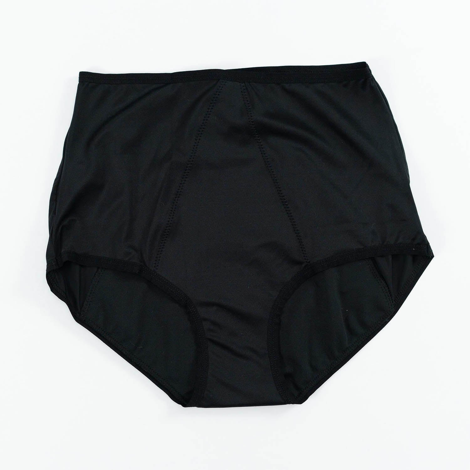 Dear Kate Nellie Brief Full in Black, front flat lay on a white background.
