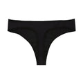 Dear Kate Nellie Thong in Black, back view flat lay on a white background.