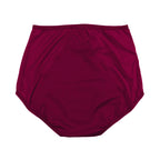 Dear Kate Nellie Brief Full in Ruby Red, back view on a white background.