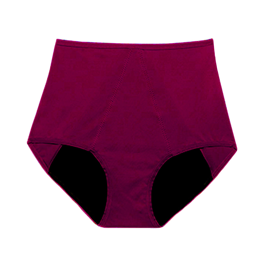 Dear Kate Nellie Brief Full in Ruby Red, front view on a white background.