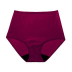 Dear Kate Nellie Brief Mini in Ruby Red, front view on a white background.
