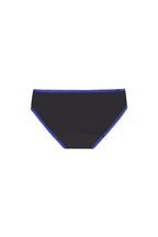 Dear Kate Hazel Hipster Mini in Electric Blue, back view flat lay on a white background.