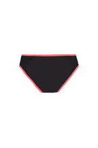 Dear Kate Hazel Hipster Mini in Flamingo, back view flat lay on a white background.