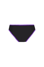 Dear Kate Hazel Hipster Mini in Ultraviolet, back view flat lay on a white background.